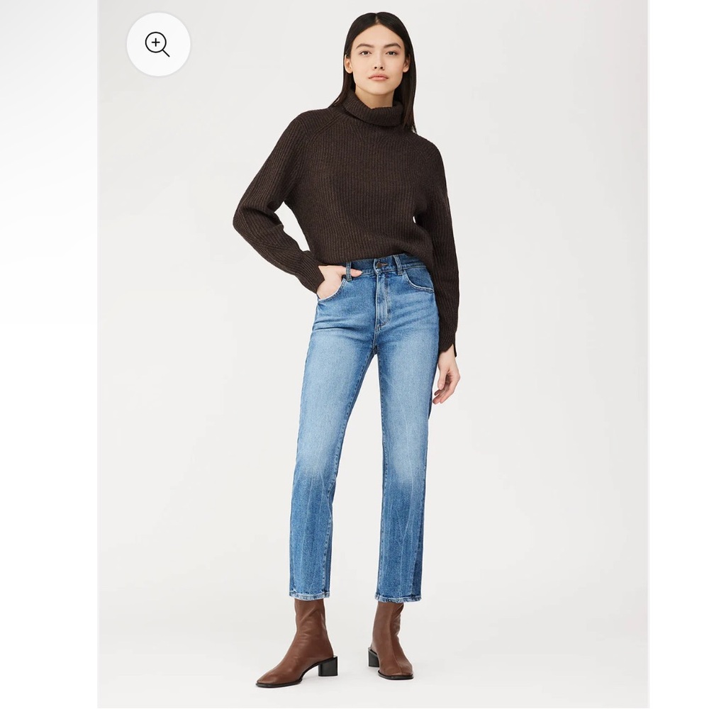 DL1961 Patti Straight Leg Blue Jean High Rise Vintage Ankle Women’s Size 27
